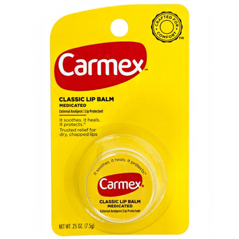 Carmex Jar Original Classic Lip Balm Medicated - 0.25oz