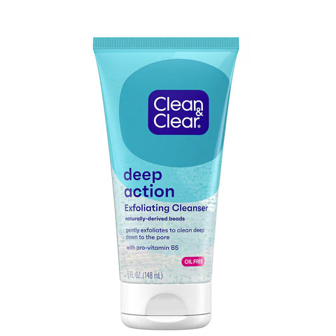 Clean & Clear Deep Action Exfoliating Cleanser 5oz