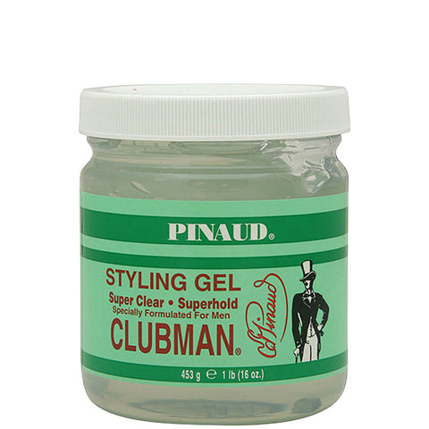 Clubman Pinaud Styling Gel Super Clear Superhold 16oz