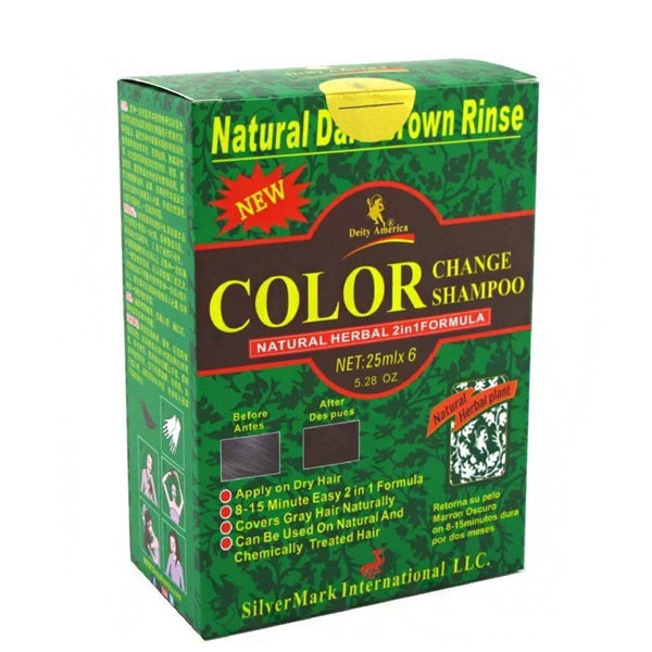 Deity America Color Change Shampoo - Natural Dark Brown Rinse 5.28oz