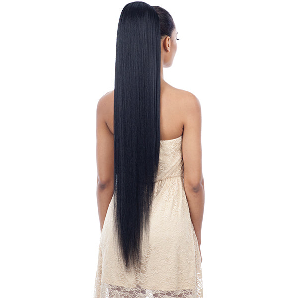 Freetress Equal Synthetic Drawstring Ponytail - LONG STRAIGHT YAKY 38 Freetress Equal Synthetic Drawstring Ponytail - LONG STRAIGHT YAKY 38