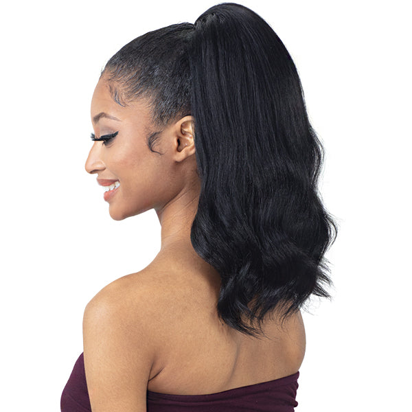 Freetress Equal Wig DRAWSTRING FULLCAP NATURAL PRESSED WAVES Freetress Equal Wig DRAWSTRING FULLCAP NATURAL PRESSED WAVES