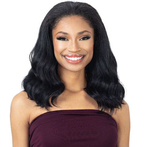 Freetress Equal Wig DRAWSTRING FULLCAP NATURAL PRESSED WAVES Freetress Equal Wig DRAWSTRING FULLCAP NATURAL PRESSED WAVES