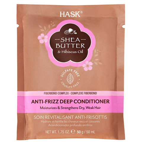 Hask Shea Butter & Hibiscus Oil Anti-Frizz Deep Conditioner 1.75oz