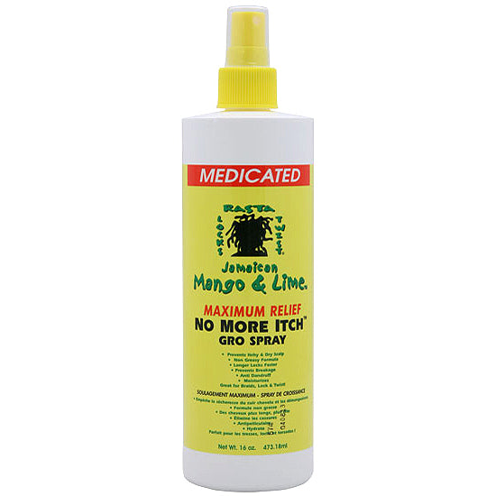 Jamaican Mango & Lime No More Itch Gro Spray Maximum Medicated 16oz