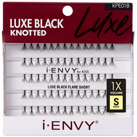 Kiss I-Envy KPE01B Luxe Black Knotted Individual Lashes