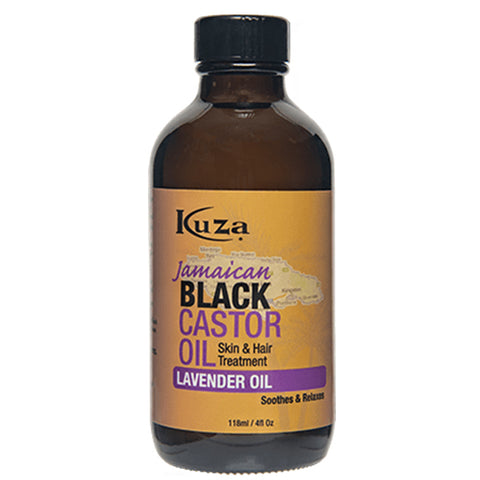 Kuza Jamaican Black Castor Oil 4oz - Lavender Oil