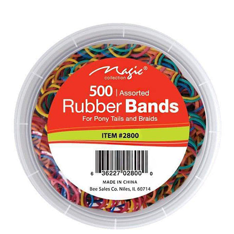 Magic Collection #2800 Rubber Band 500pc Assorted