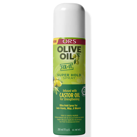 ORS Olive Oil Super Hold Wig Grip Spray with Castor Oil 6.2oz