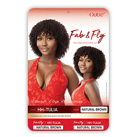 Outre 100% Human Hair Fab & Fly Wig - HH TULIA Outre 100% Human Hair Fab & Fly Wig - HH TULIA