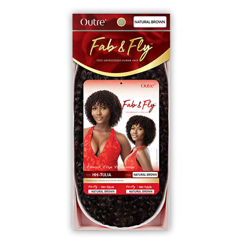 Outre 100% Human Hair Fab & Fly Wig - HH TULIA Outre 100% Human Hair Fab & Fly Wig - HH TULIA