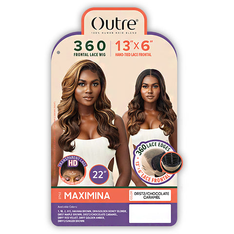 Outre Human Blend 360 HD Frontal Lace Wig MAXIMINA (13x6 lace frontal)