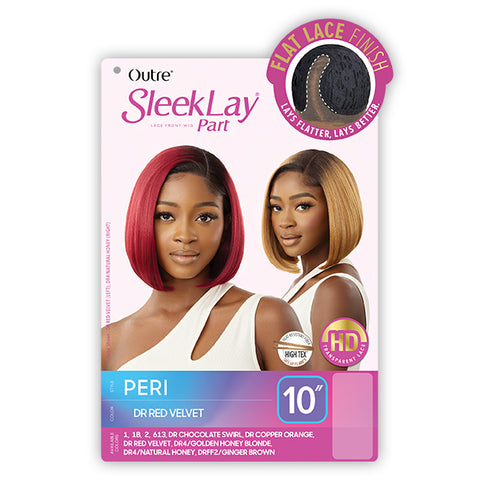 Outre Synthetic Hair Sleeklay Part HD Lace Front Wig - PERI