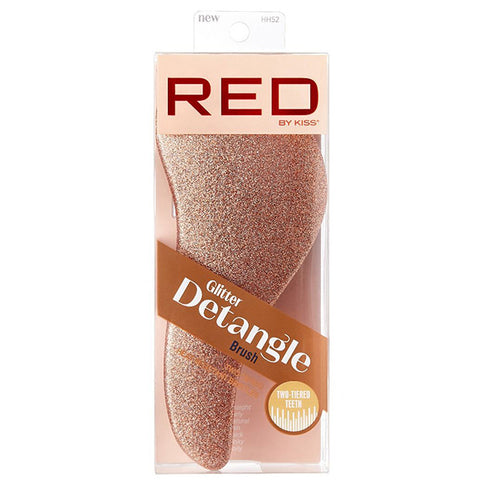 Red by Kiss HH52 Glitter Detangle Brush - Gold