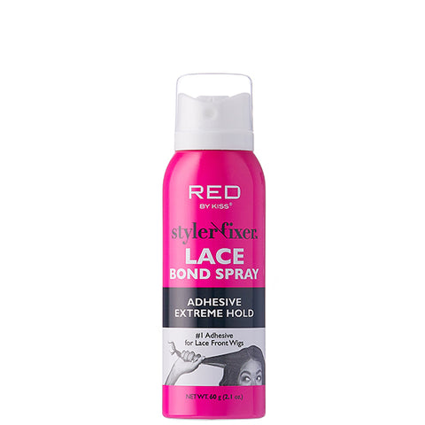 Red by Kiss Styler Fixer Adhesive Extreme Hold Lace Bond Spray 2.1oz