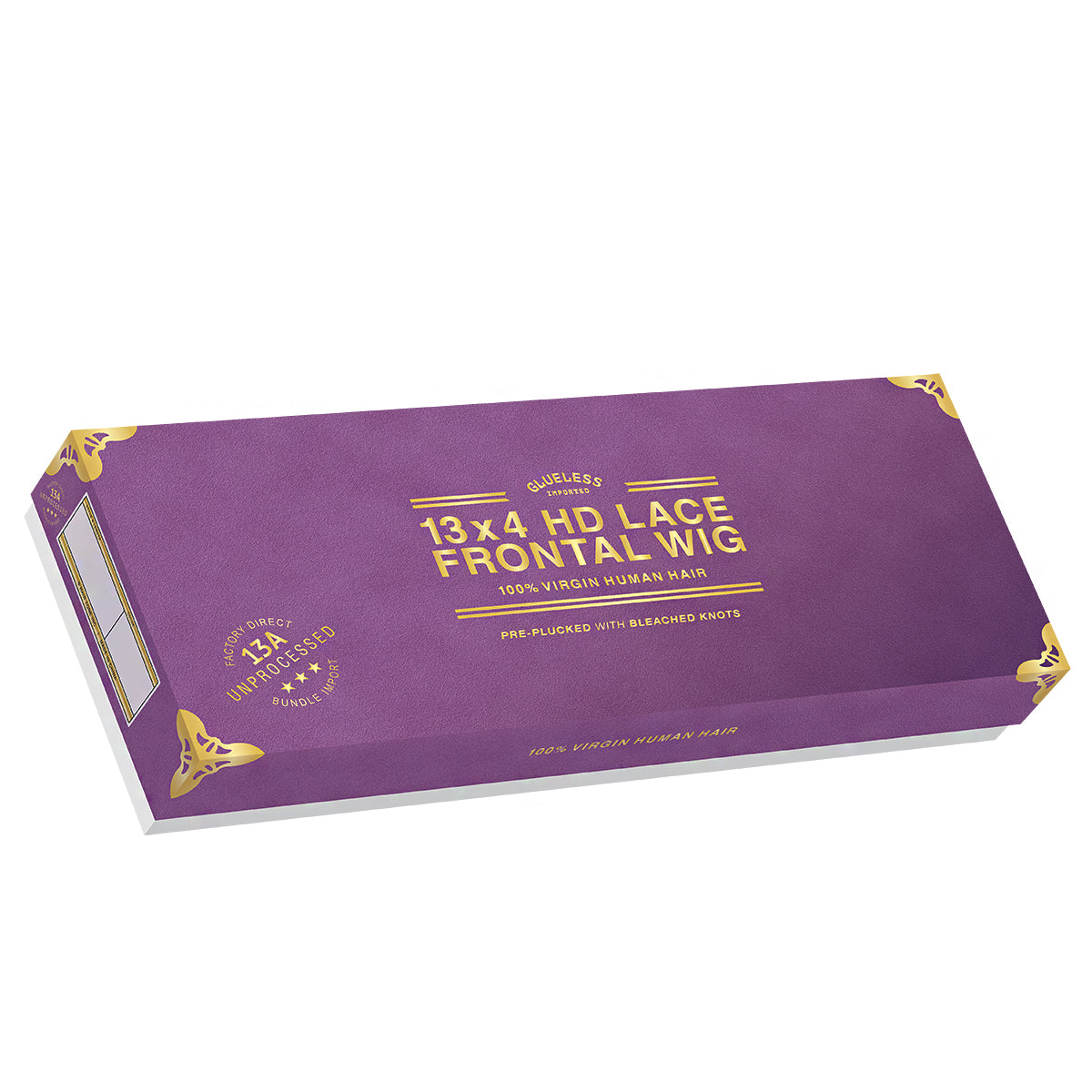 Sensationnel 100% Virgin Human Hair 13A 13x4 Glueless HD Lace Frontal Wig - STRAIGHT 20 Sensationnel 100% Virgin Human Hair 13A 13x4 Glueless HD Lace Frontal Wig - STRAIGHT 20