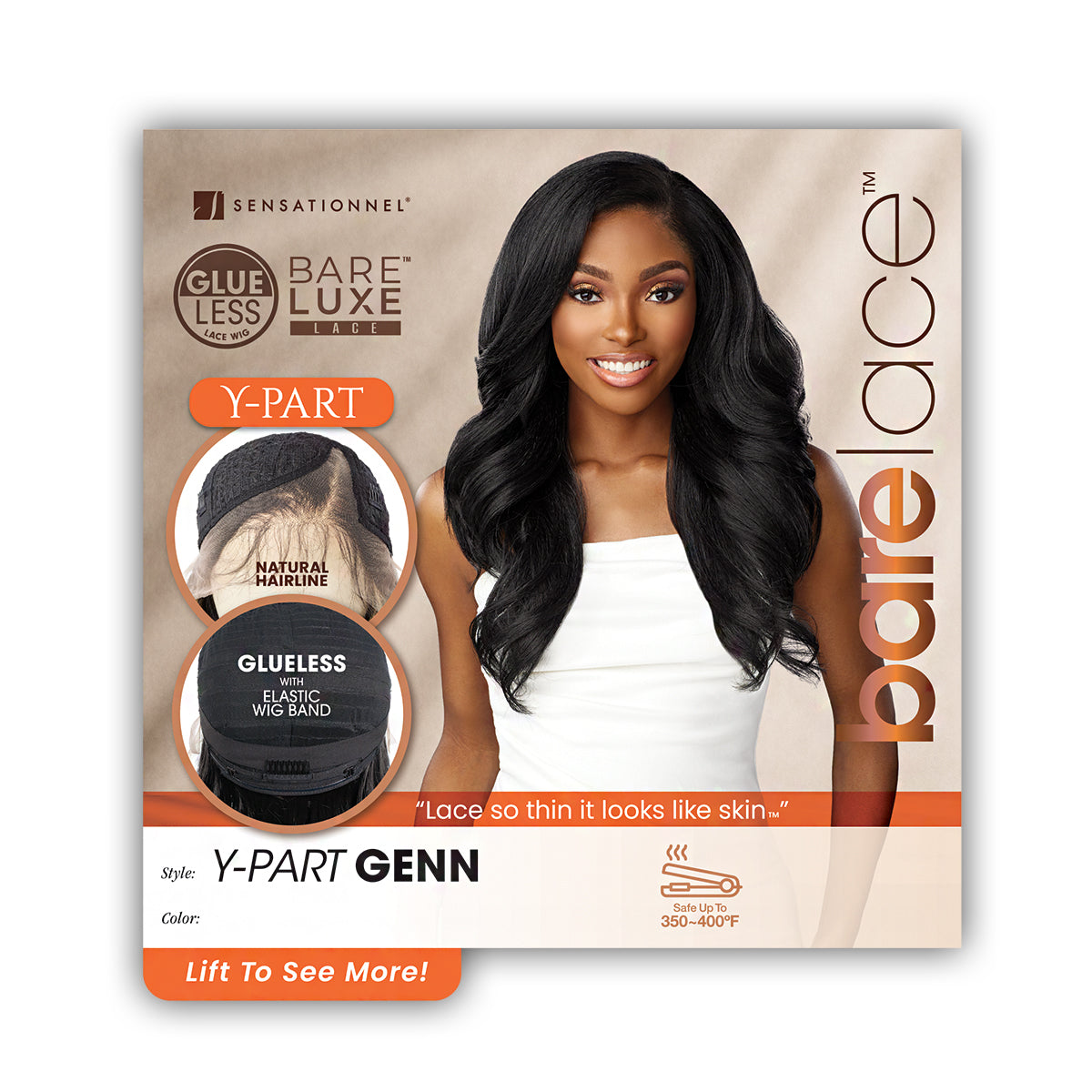 Sensationnel Barelace Synthetic Hair Glueless BARELUXE Lace Wig - Y PART GENN