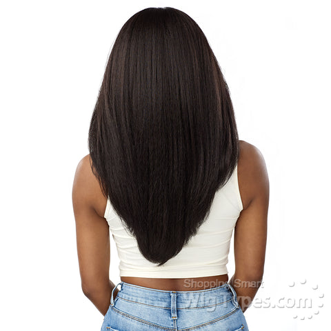 Sensationnel Curls Kinks & Co Synthetic Hair 13x6 Glueless HD Lace Wig - KINKY LAYERED BLOW OUT 22 Sensationnel Curls Kinks & Co Synthetic Hair 13x6 Glueless HD Lace Wig - KINKY LAYERED BLOW OUT 22