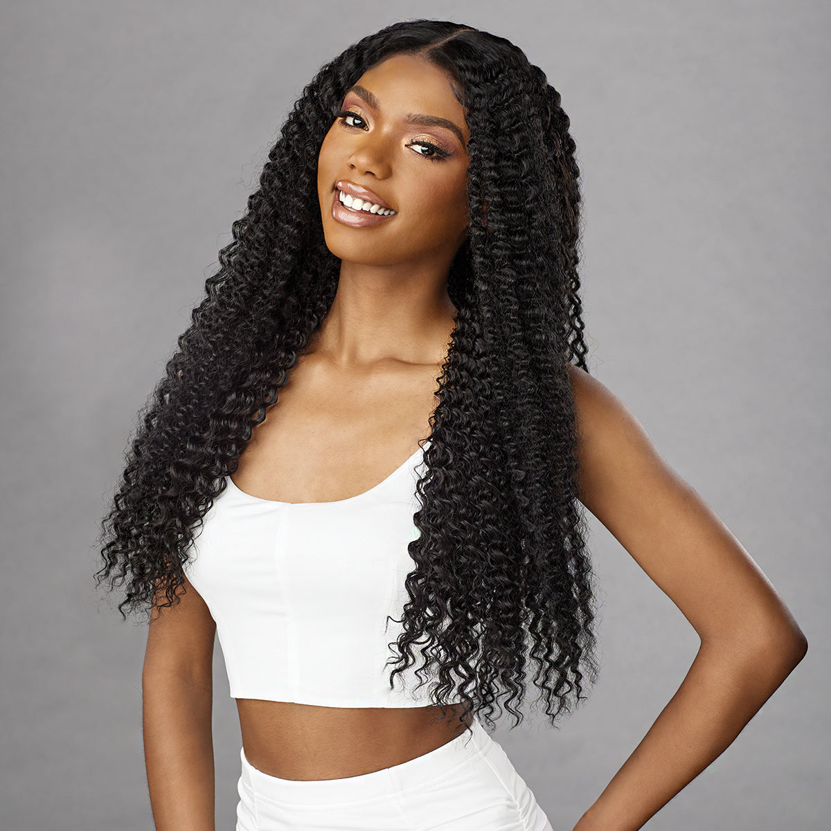 Sensationnel Human Hair Blend Butta Glueless HD Lace Front Wig - WATER WAVE 26 Sensationnel Human Hair Blend Butta Glueless HD Lace Front Wig - WATER WAVE 26