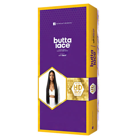 Sensationnel Human Hair Blend Butta HD Lace Front Wig - STRAIGHT 32 Sensationnel Human Hair Blend Butta HD Lace Front Wig - STRAIGHT 32
