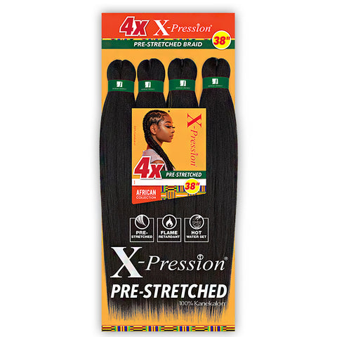 Sensationnel Kanekalon 4X X-Pression PRE STRETCHED BRAID 38 Sensationnel Kanekalon 4X X-Pression PRE STRETCHED BRAID 38