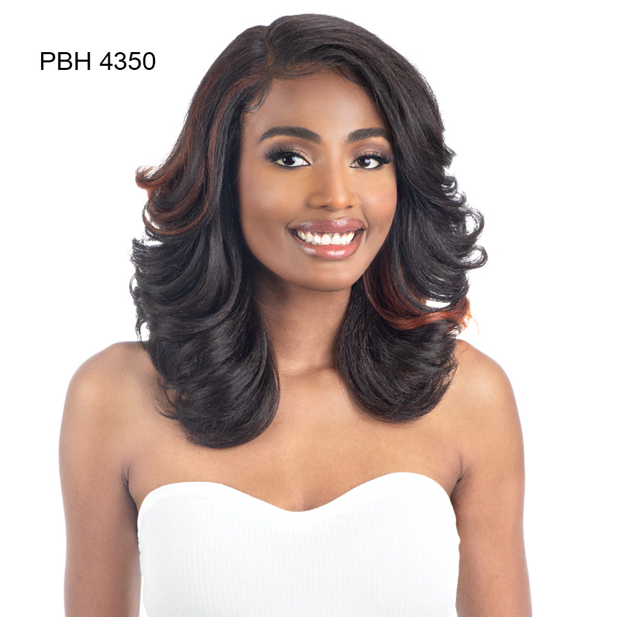 Shake N Go Snatched Synthetic Hair Glueless HD Lace Wig - ROLLER SET