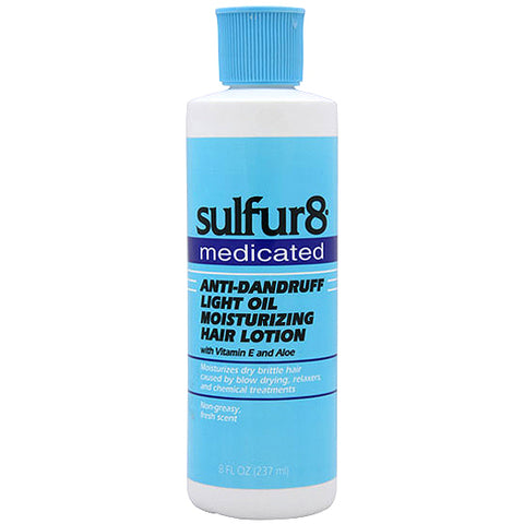 Sulfur8 Anti-Dandruff Light Oil Moisturizing Lotion 8oz