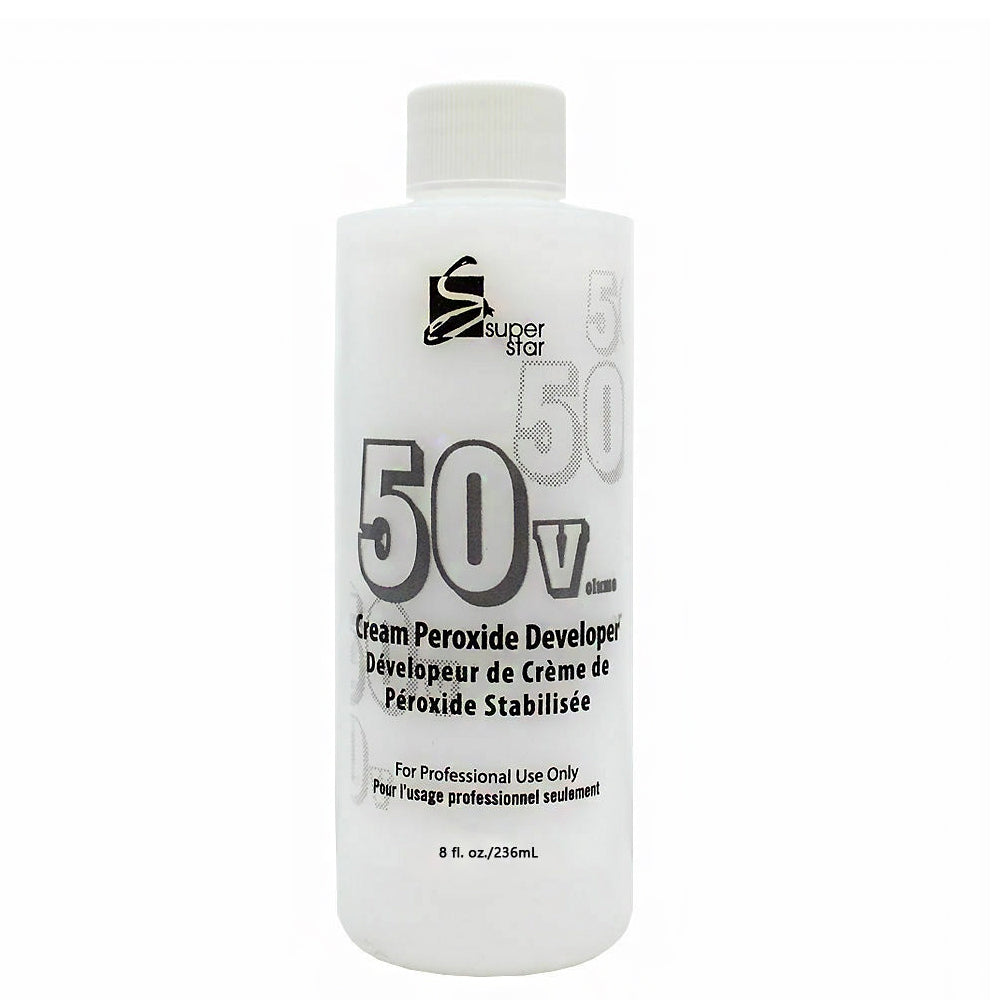 Super Star Cream Peroxide Developer - 50 Volume 8oz