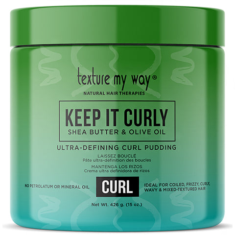 Texture My Way Keep It Curly Ultra-Defining Curl Pudding 15oz