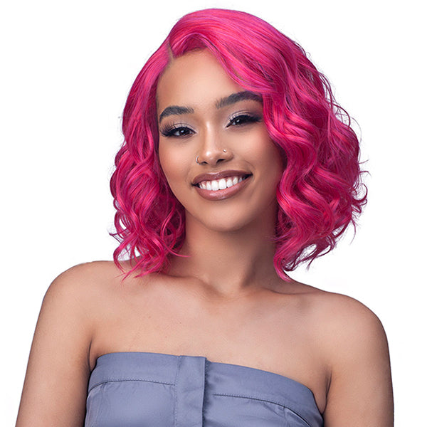 Pink lace front clearance wigs synthetic hair