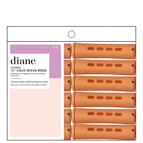 Diane #DCW1 Cold Wave Rods - 3\/4\" Tangerine
