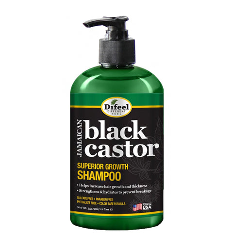 Difeel Superior Growth Jamaican Black Castor Shampoo 12oz