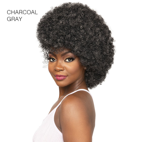 Janet Collection Natural Curly Synthetic Hair Wig - AFRO DEON