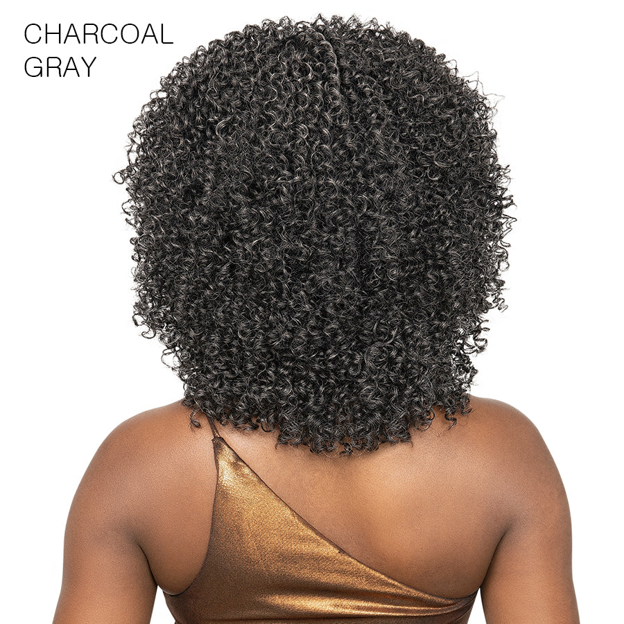Janet Collection Natural Curly Synthetic Hair Wig - AFRO HAYA
