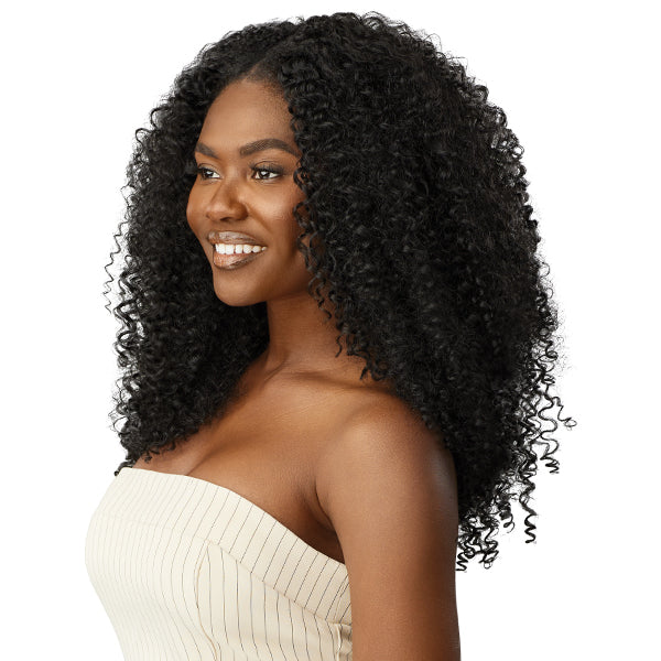 Outre Big Beautiful Hair Human Hair Blend Clip in - BOHEMIAN CURL 14 Outre Big Beautiful Hair Human Hair Blend Clip in - BOHEMIAN CURL 14