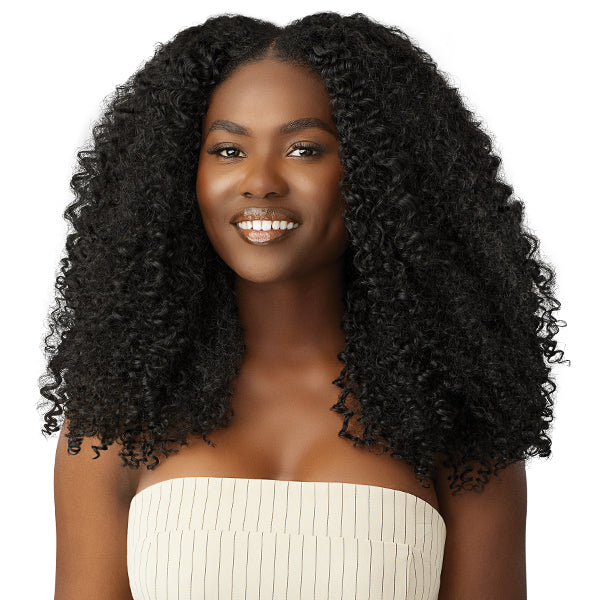 Outre Big Beautiful Hair Human Hair Blend Clip in - BOHEMIAN CURL 14 Outre Big Beautiful Hair Human Hair Blend Clip in - BOHEMIAN CURL 14