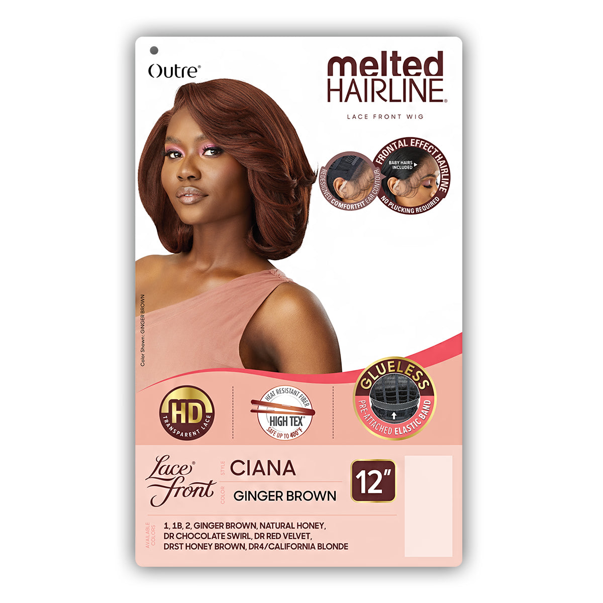 Outre Melted Hairline Synthetic Glueless HD Lace Front Wig - CIANA