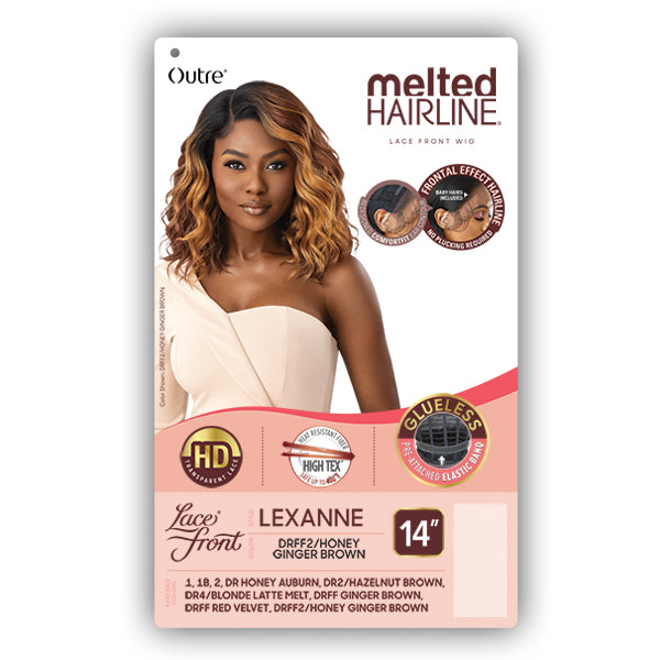 Outre Melted Hairline Synthetic Glueless HD Lace Front Wig - LEXANNE
