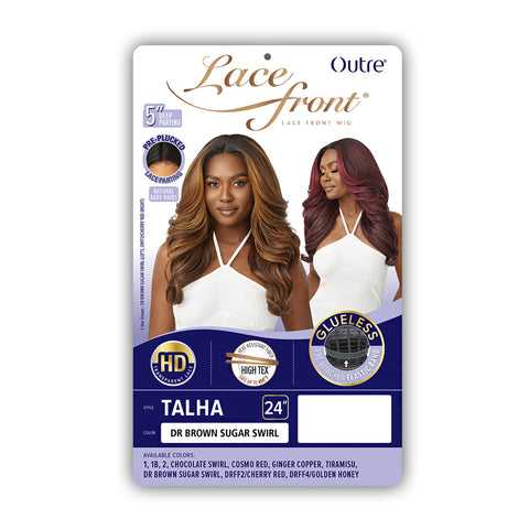 Outre Synthetic Hair Glueless HD Lace Front Wig - TALHA