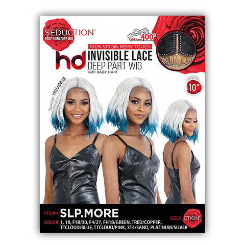 Seduction Synthetic Hair HD Invisible Deep Part Lace Wig - SLP MORE