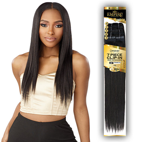 Sensationnel 100% Human Hair Butterfly Clip In Extension - STRAIGHT 18 (7pcs)