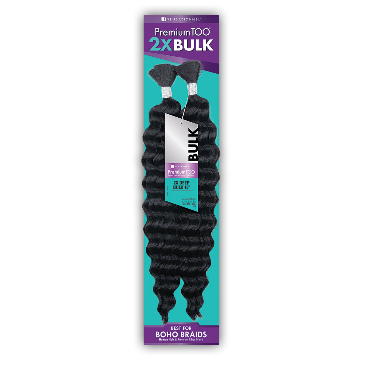Sensationnel Premium Too Human Blend Braid - 2X DEEP BULK 18 Sensationnel Premium Too Human Blend Braid - 2X DEEP BULK 18