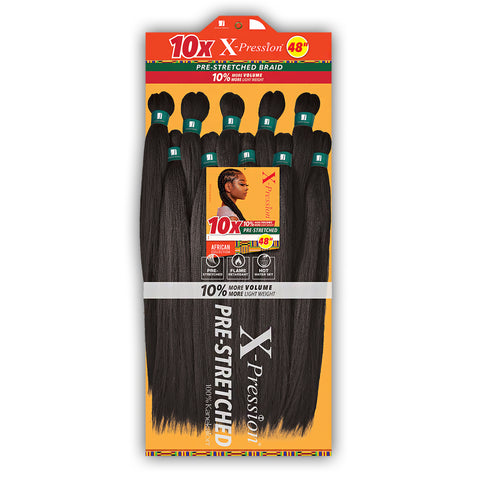 Sensationnel Synthetic Braid - 10X X Pression PRE STRETCHED BRAID 48 Sensationnel Synthetic Braid - 10X X Pression PRE STRETCHED BRAID 48