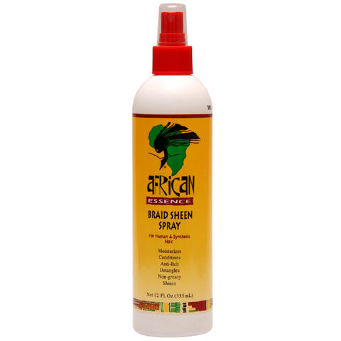 African Essence Braid Sheen Spray 12oz