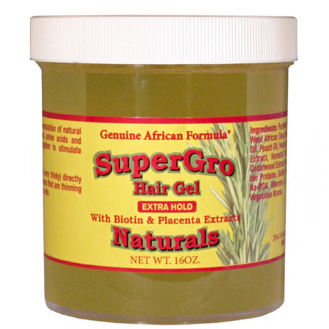 African Formula Super Grow Hair Gel Extra Hold 16oz