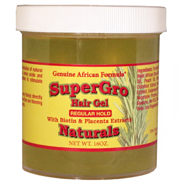 African Formula Super Grow Hair Gel Regular Hold 16oz