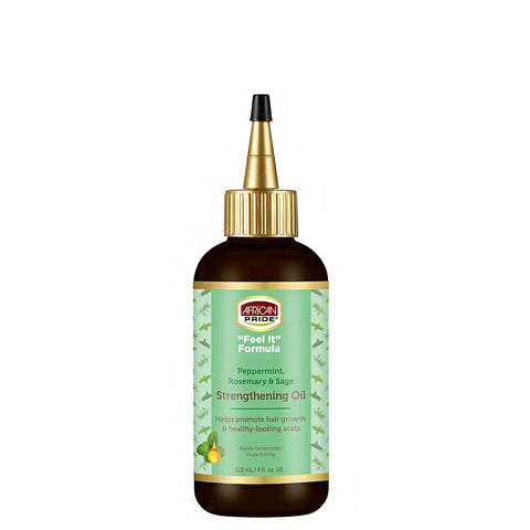 African Pride Feel It Formula Peppermint Rosemary & Sage Strengthening Oil 4oz