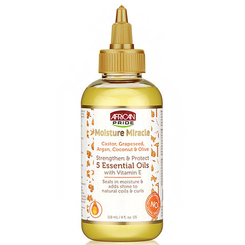 African Pride Moisture Miracle Strenthen&Protect 5 Essential Oils 4oz