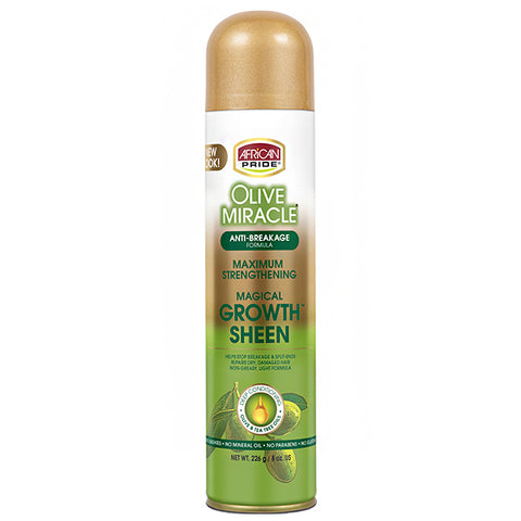 African Pride Olive Miracle Growth Sheen 8oz