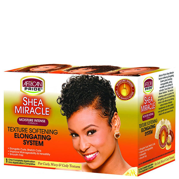 African Pride Shea Butter Miracle Texture Softening System Kit